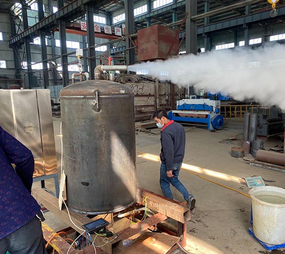 湖北燃氣蒸汽鍋爐——蒸汽發生器試驗